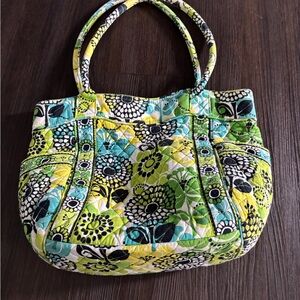Vera Bradley Large limes up tote bag